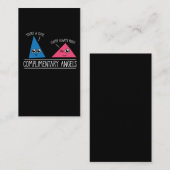 Complimentaire Angels voor leerkrachten in de Wisk Visitekaartje (Voorkant / Achterkant)