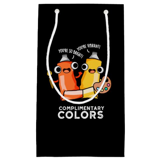 Complimentaire kleuren Funny Paint Dark BG Klein Cadeauzakje (Voorkant)