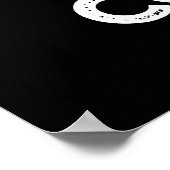 Complimentary Coffee Funny Drink Pun Dark BG Poster (Hoek)