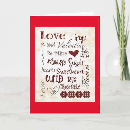 COMPLIMENTEN AAN MIJN LIEF / IK HOU VAN JE FEESTDAGEN KAART (Voorkant)