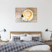 Complimenten met Cafe Canvas Afdruk (Insitu (Slaapkamer))