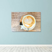 Complimenten met Cafe Canvas Afdruk (Insitu (Houten vloer))
