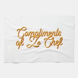 Complimenten van de Chef Theedoek