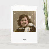 Complimenten van het seizoen no2 feestdagen kaart (Achterkant)