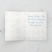 Complimenten van het seizoen no2 feestdagen kaart (Binnen)