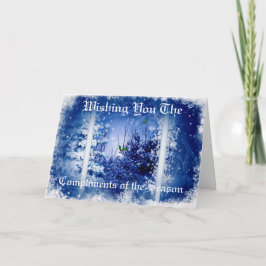 COMPLIMENTEN VOOR HET SEIZOEN KERST KAART