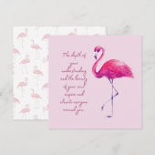 Complimentkaart voor wijze en elegante vrouw feestdagenkaart (Voorkant / Achterkant)