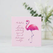 Complimentkaart voor wijze en elegante vrouw feestdagenkaart (Staand voorkant)