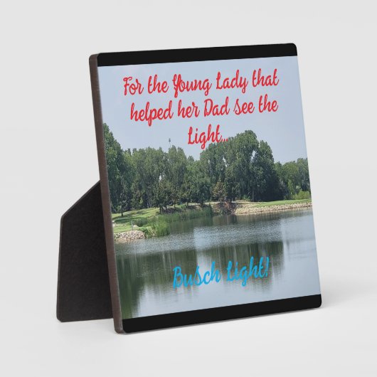 Complimentplaque Fotoplaat (Voorkant)