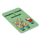Complotdenker = geen schaapmensen magneet (Rechterzijde)