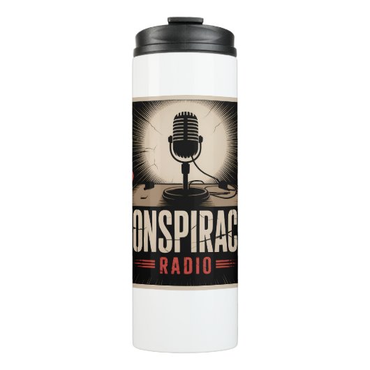 Complotradio thermische tumbler thermosbeker (Voorkant)