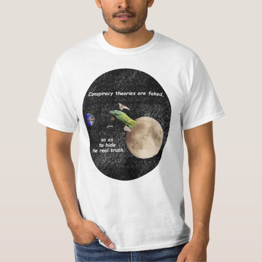 complottheorieën zijn vervloekt t-shirt (Voorkant)