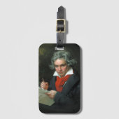 Componist Ludwig van Beethoven Bagagelabel (Voorkant (verticaal))