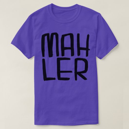 Componist Mahler T-shirt (Design voorkant)