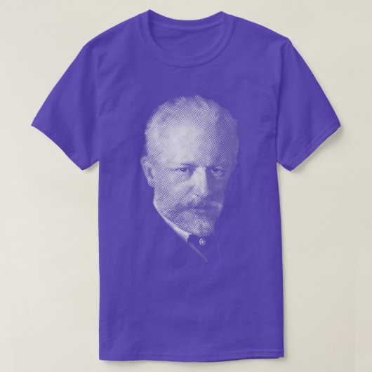 componist Tchaikovsky T-shirt (Design voorkant)