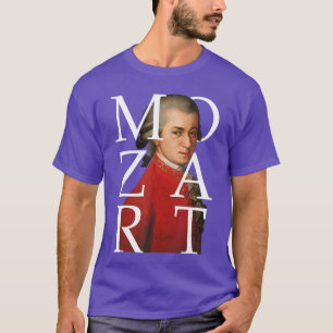 Componist van klassieke muziek Mozart retro vriend T-shirt
