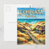 Comporta Portugal Briefkaart (Voorkant / Achterkant)