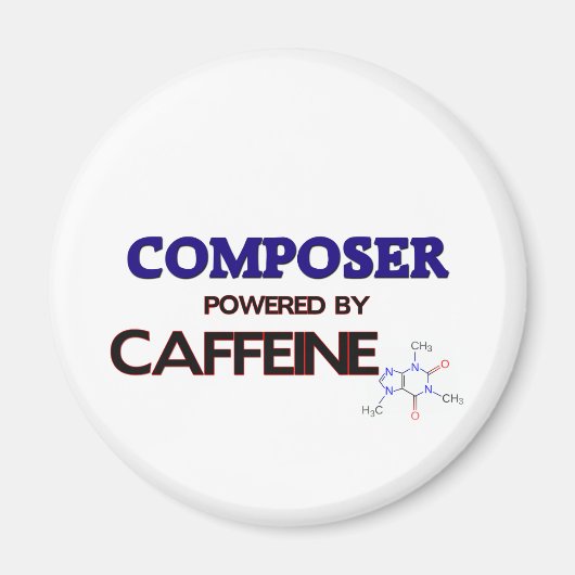 Composer Aangedreven door cafeïne Magneet (Voorkant)