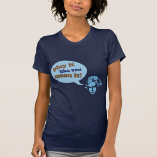 Composer Blue Beethoven Music Design T-shirt