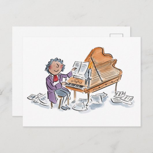 Composer Briefkaart (Voorkant / Achterkant)