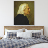 Composer Franz Liszt , 1884 Canvas Afdruk (Insitu (Slaapkamer))