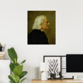 Composer Franz Liszt , 1884 Poster (Thuiskantoor)