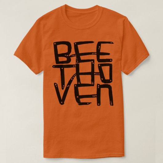 Composer Ludwig van Beethoven T-shirt (Design voorkant)