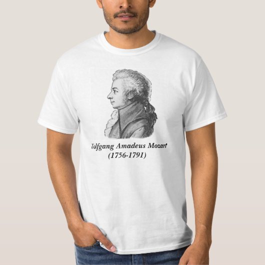 Composer - Mozart T-shirt (Voorkant)