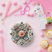 Composición Floral Barroca en Colores Suaves Papieren Kommen (Feest)