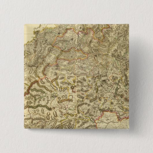 Composiet Aberdeen, Banff Vierkante Button 5,1 Cm (Voorkant)