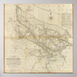 Composiet Delhi, Agrah, Oude, Ellahabad Poster