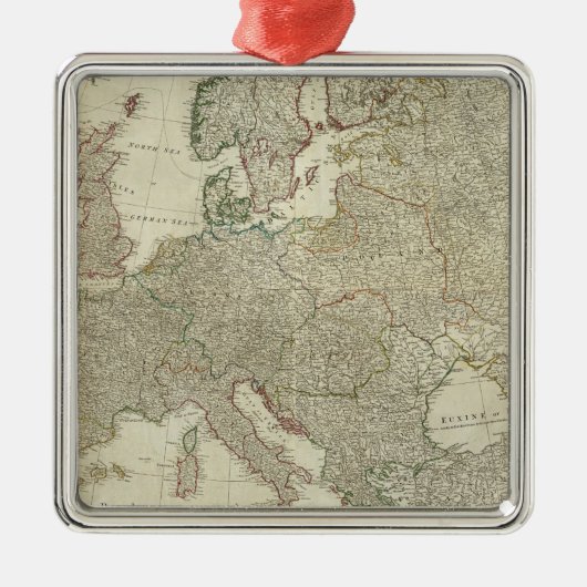 Composiet Europa 2 Metalen Ornament (Voorkant)