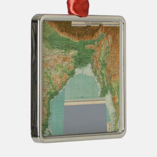 Composiet India Metalen Ornament (Rechts)