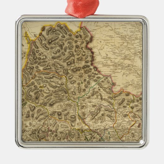 Composiet Kirkcudbright Shire Metalen Ornament (Voorkant)