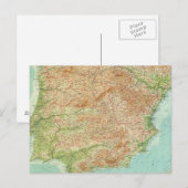 Composiet Spanje, Portugal Briefkaart (Voorkant / Achterkant)