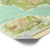 Composiet Spanje, Portugal Poster (Hoek)