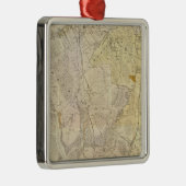 Composiet Staten Island Metalen Ornament (Rechts)