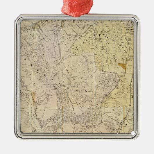 Composiet Staten Island Metalen Ornament (Voorkant)