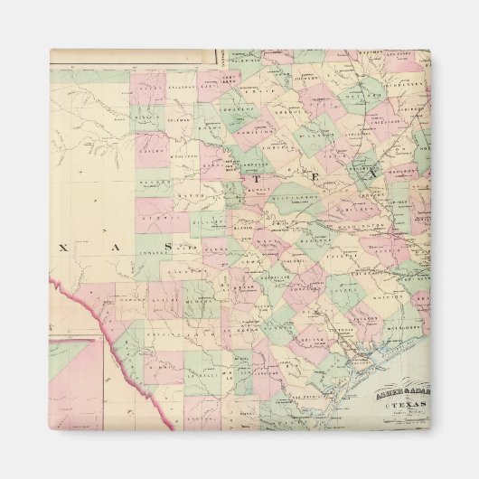 Composiet Texas Magneet (Voorkant)