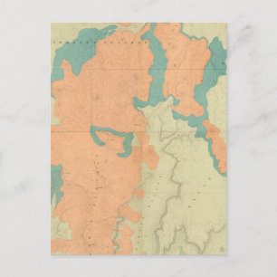 Composiet Uinkaret Plateau Noord- en Zuid-Halve Briefkaart