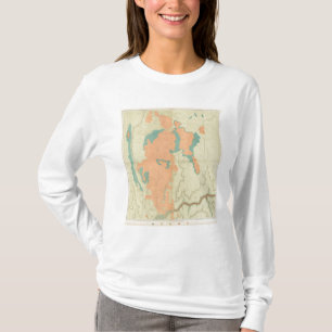Composiet Uinkaret Plateau Noord- en Zuid-Halve T-shirt