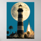 Composiet van Cape Canaveral Lighthouse Poster (Voorkant)