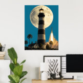Composiet van Cape Canaveral Lighthouse Poster (Thuiskantoor)
