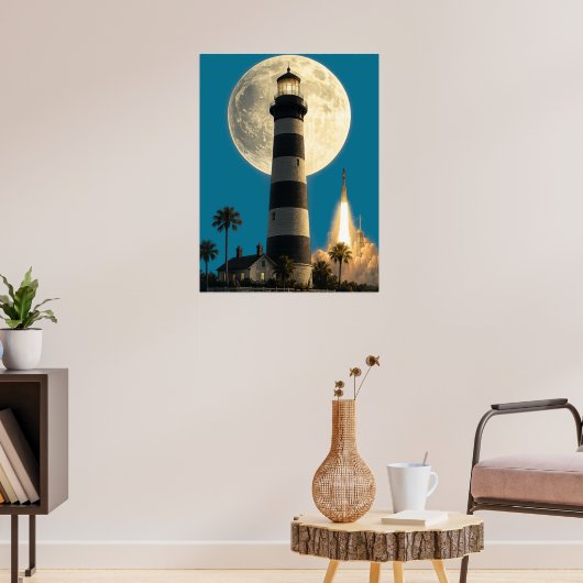 Composiet van Cape Canaveral Lighthouse Poster (Woonkamer 3)