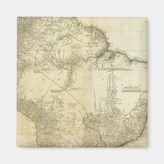 Composiet Zuid-Amerika Magneet (Voorkant)