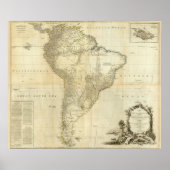 Composiet Zuid-Amerika Poster (Voorkant)