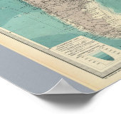 ComposietAtlantische Oceaan Poster (Hoek)