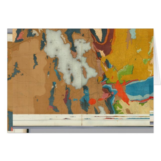 Composietgeologische kaarten IV, 40e parallelle en (Voorkant Horizontaal)