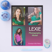 ComposietKaarten voor modellen en actoren Flyer (Enkel)