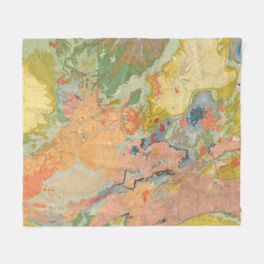 Composietkleurstof Fleece Deken (Voorkant (Horizontaal))